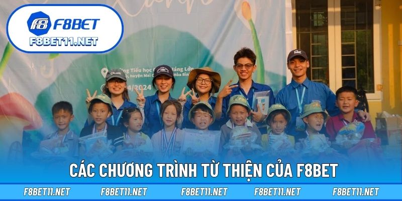 Thiện Nguyện F8BET 1 Các chương trình từ thiện của F8BET