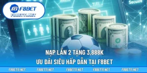 Nạp Lần 2 Tặng 3,888K – Ưu Đãi Siêu Hấp Dẫn Tại F8BET