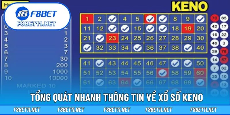 Cách Chơi Keno Đơn Giản Dành Cho Tân Thủ F8BET, Ai Cũng Làm Được 2 Tổng quát nhanh thông tin về xổ số keno